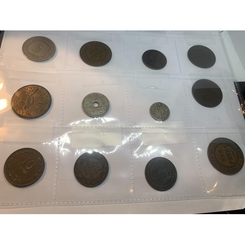 411 - TWENTY ASSORTED WORLD COINS  BELIEVED TO CONTAIN MALTA, BELGIUM, GERMAN, ITALY ETC, DATES RANGING 18... 