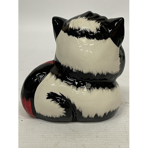 731 - A LORNA BAILEY HAND PAINTED AND SIGNED CAT FRIZZLE