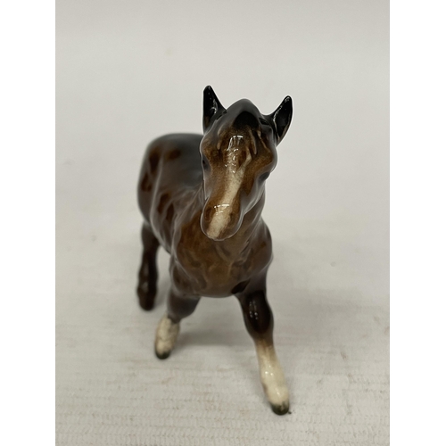 761 - A BESWICK FIGURE OF A SHETLAND PONY