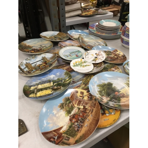 1051 - A LARGE QUANTITY OF CABINET PLATES TO INCLUDE BUGS BUNNY, ETC - APPROX 26 IN TOTAL