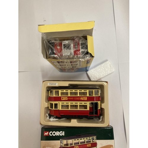 811 - TWO BOXED CORGI CLASSIC VINTAGE TRAMS