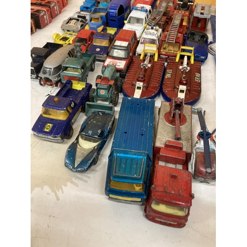 813 - A COLLECTION OF PLAYWORN DIE-CAST VEHICLES