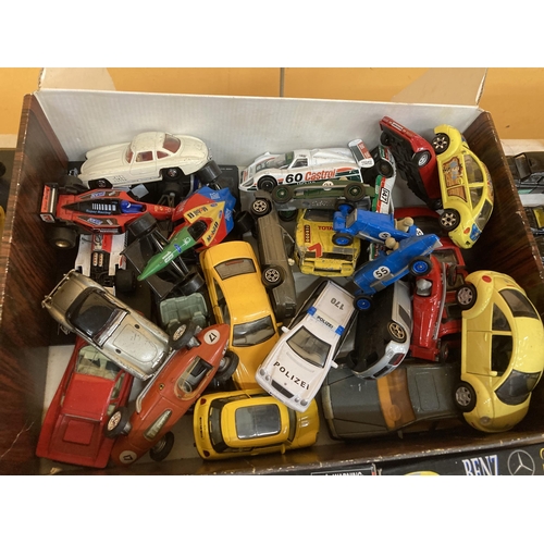 815 - A COLLECTION OF BOXED AND UNBOXED DIE-CAST MODEL CARS