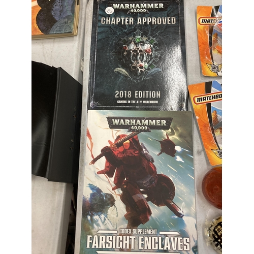 855 - FOUR WARHAMMER 40,000 BOOKS