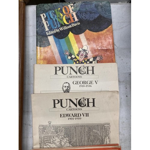 859 - SIX 1952 PUNCH MAGAZINES AND A PUNCH BOOK