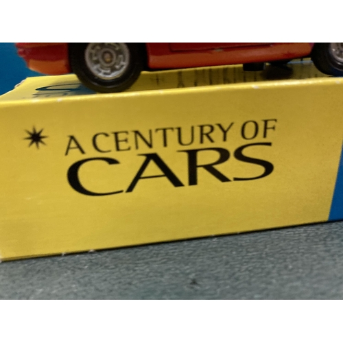 867 - THREE BOXED CORGI 'A CENTURY OF CARS' TO INCLUDE A RENAULT A130, KANGOO AND ESPACE