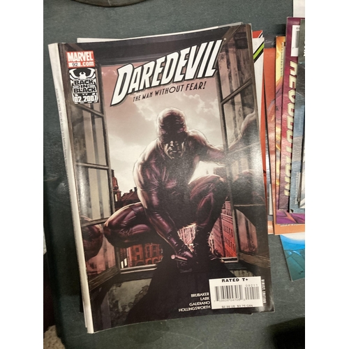 871 - A COLLECTION OF COMICS, ACTION COMICS, DAREDEVIL ETC