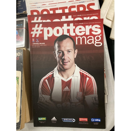 901 - A COLLECTION OF 27 MATCHDAY POTTERS MAGAZINES