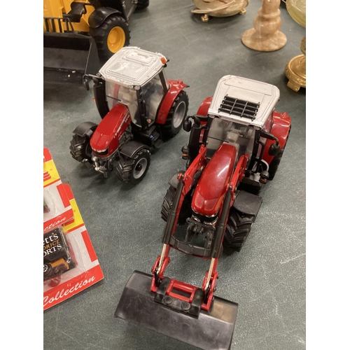 915 - TWO BRITAINS-ERTL MASSEY FERGUSON TRACTORS