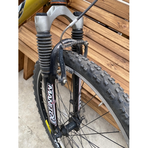 1560A - A MARIN SHORELINE TRAIL MOUNTAIN BIKE, WITH 6061 ALUMINIUM HEAT TREATED TUBING, REAR AIR SUSPENSION ... 