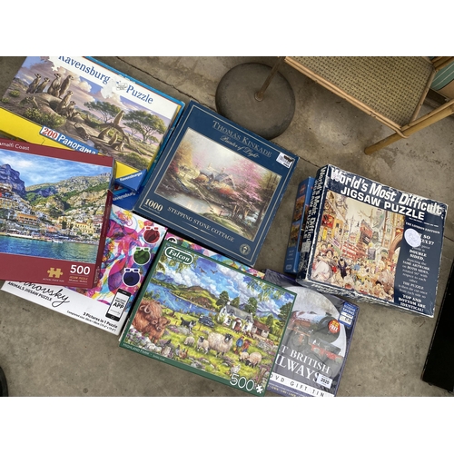 2020 - AN ASSORTMENT OF JIGSAW PUZZLES