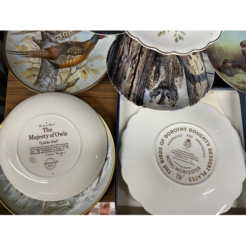 1110 - A LARGE COLLECTION OF CABINET PLATES TO INCLUDE ROYAL WORCESTER - APPROX 18 IN TOTAL