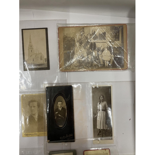 221 - A GROUP OF VICTORIAN PHOTOGRAPHS