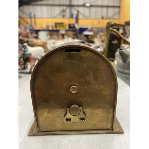 293A - A BRASS CLOCK