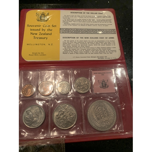 426 - FIVE NEW ZEALAND COIN SETS