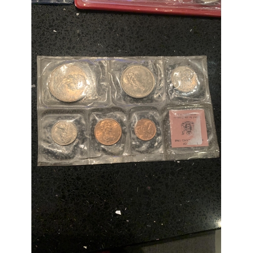 426 - FIVE NEW ZEALAND COIN SETS