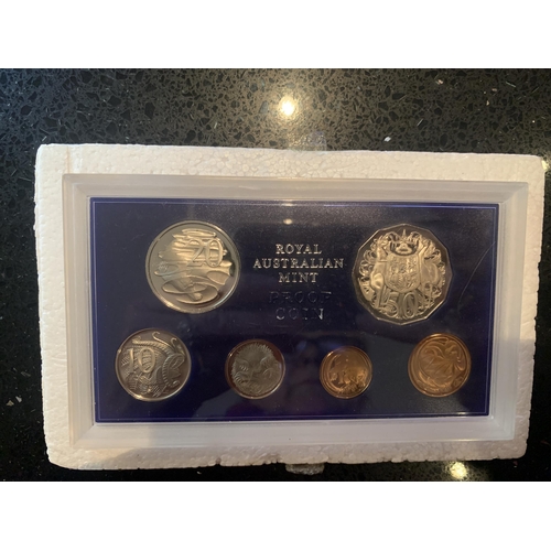 439 - AN AUSTRALIA 1971 COIN SET OF 6 , PRISTINE CONDITION