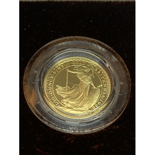 446 - A ROYAL MINT 1998 1/10OZ 10 GOLD COIN