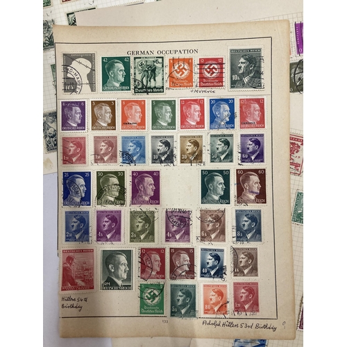 452 - A COLLECTION OF THIRD REICH STAMPS