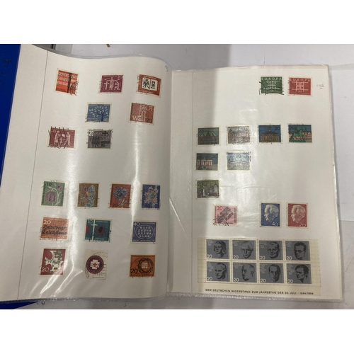 454 - A BINDER OF GERMAN STAMPS