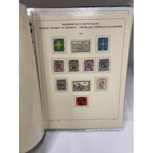 454 - A BINDER OF GERMAN STAMPS