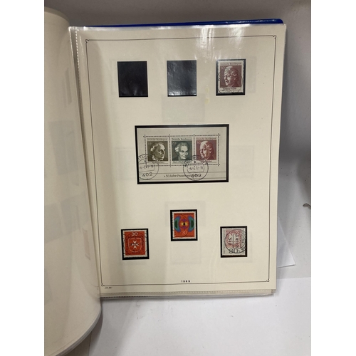 454 - A BINDER OF GERMAN STAMPS