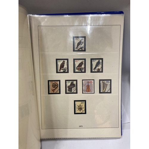 454 - A BINDER OF GERMAN STAMPS