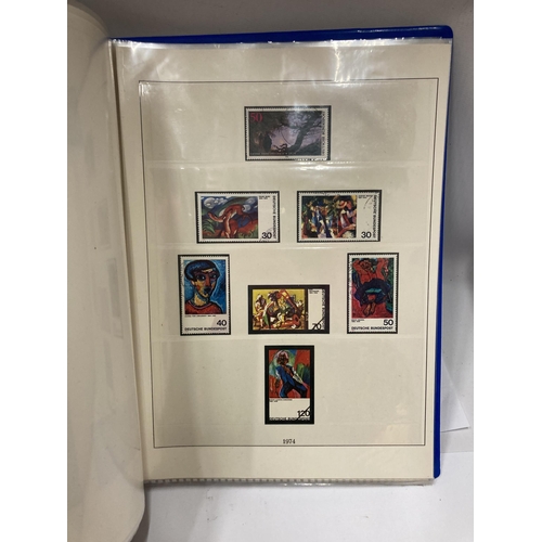 454 - A BINDER OF GERMAN STAMPS