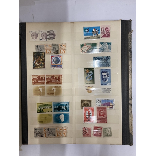 456 - A SELECTION OF BULGARIAN, ISRAELIAND USA STAMPS