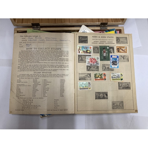 474 - A BOX CONTAINING A QUANTITY OF FIRST DAY COVERS AND STAMPS (LOOSE AND IN ALBUMS)