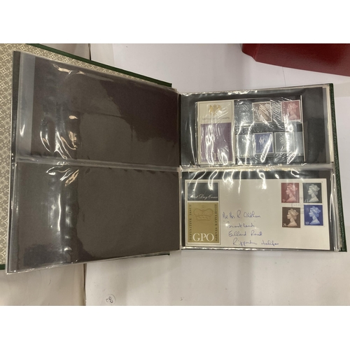 477 - FOUR FIRST DAY COVER ALBUMS, TWO COMPLETE, ONE PART FULL AND THE OTHER EMPTY