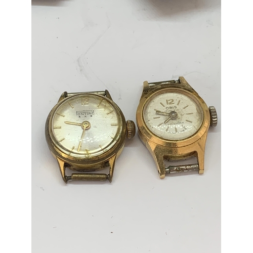 536 - FIVE VARIOUS VINTAGE WRIST WATCHES