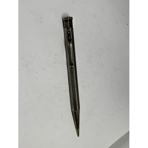 81 - A HALLMARKED LONDON SILVER YARD OF LEAD PENCIL