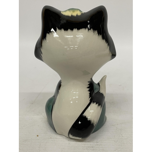 742 - A LORNA BAILEY HAND PAINTED AND SIGNED CAT -TUNA