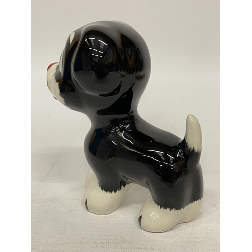 750 - A LORNA BAILEY HAND PAINTED AND SIGNED BENGO DOG