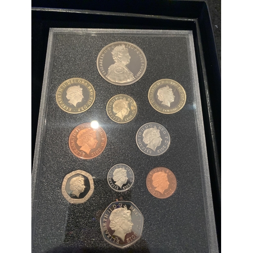 435 - A UK 2012 PROOF COIN COLLECTION . BOXED WITH COA