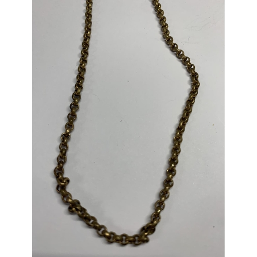 675 - A MUFF CHAIN LENGTH 56 INCHES