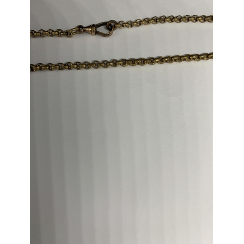 675 - A MUFF CHAIN LENGTH 56 INCHES