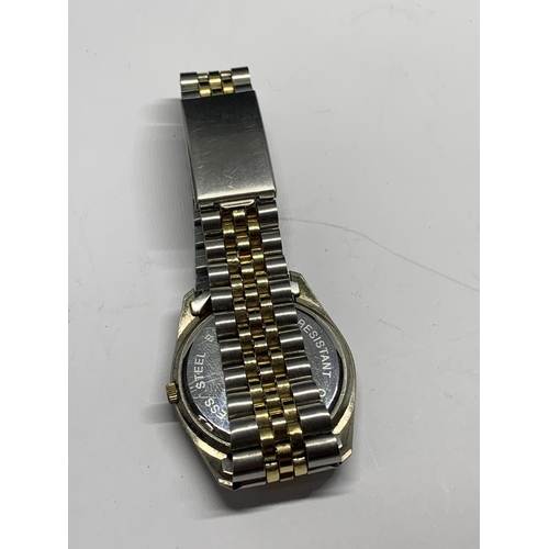 688 - A HERMES WRIST WATCH SEEN WORKING BUT NO WARRANTY