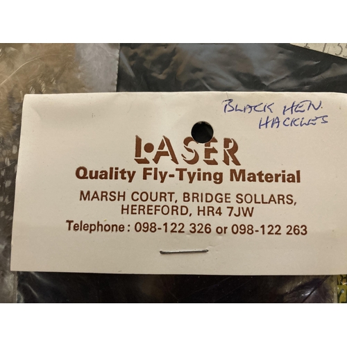 69 - A LARGE ASSORTMENT OF FLY TYING CAPES TO INCLUDE RUM BARRED CREAM, RED COCKS ETC