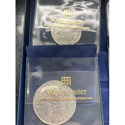 367A - .THE WESTMINSTER COLLECTION OF REPLICA COINS IN A PRESENTATION CASE