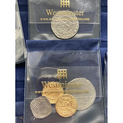 367A - .THE WESTMINSTER COLLECTION OF REPLICA COINS IN A PRESENTATION CASE