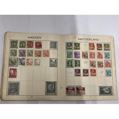 411A - THE MARVEL STAMP ALBUM OF WORLD STAMPS