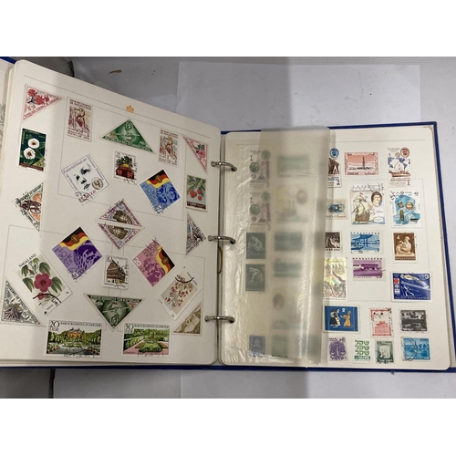 413A - THE ROYAL FAMILY STAMP ALBUM OF WORLD STAMPS - HUNGARY, CUBA, POLAND ETC