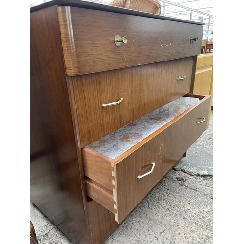 2962 - A MID 20TH CENTURY LIMELIGHT FURNITURE CHEST OF DRAWERS, 31