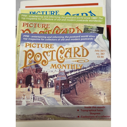 391A - A LARGE QUANTITY OF PICTURE POSTCARD MONTHLY MAGAZINES AND BOOKLETS