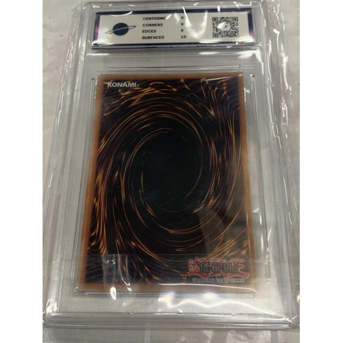 1124A - A YU-GI-OH GRADED 9/10 'SUMMONED SKULL' TRADING CARD