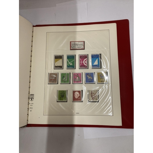 358 - AN ALBUM OF WEST GERMAN 1954 - 1970 IN MINT CONDITION