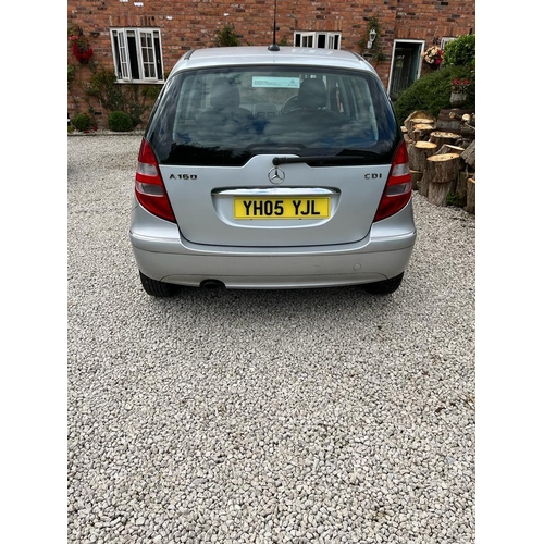 189 - MERCEDES A160 CDI ELEGANT SE  AUTOMATIC YH05YJL 104000 MILES 5 DOOR LEATHER MOT 04/10/23 LOTS OF SER... 