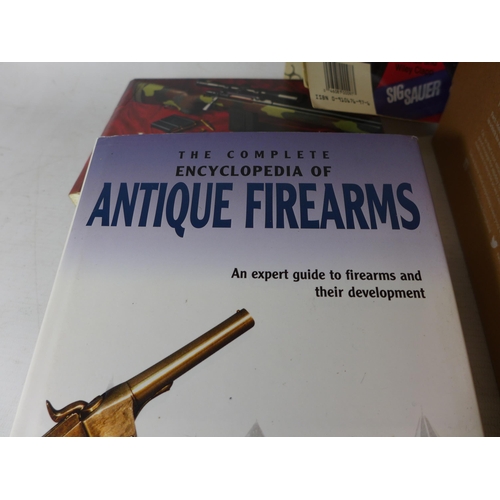 369 - SIX BOOKS ON FIREARMS, TO INCLUDE 'JANE'S GUNS RECOGNITION GUIDE', ANTIQUE FIREARMS ETC